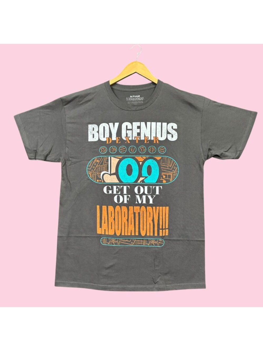 Cartoon Network Dexter’s Laboratory Boy Genius Dexter Tee L